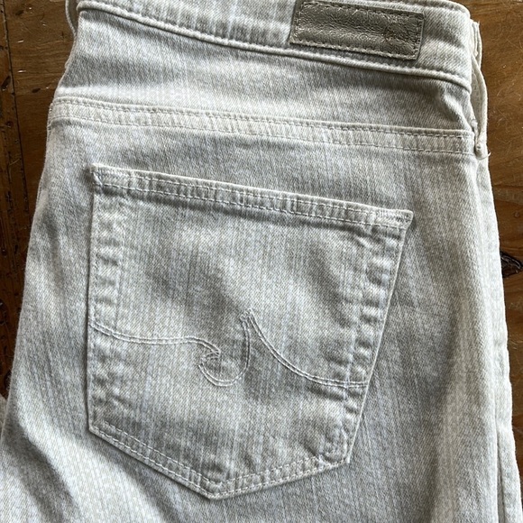 Ag Adriano Goldschmied Absolute Leggings Extreme Skinny Jeans Cream Beige 27R - Picture 6 of 13